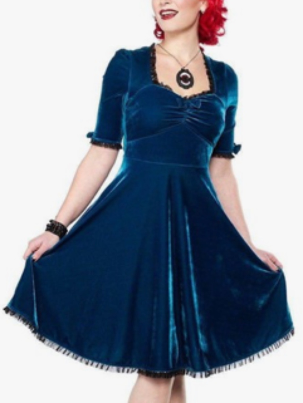 Sourpuss Vivienne Velvet Dress